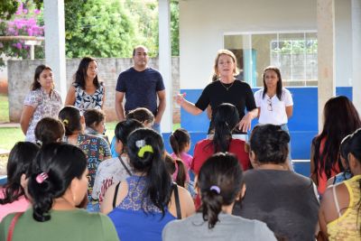 REUNIÃO COM FAMÍLIAS, MARCA REINÍCIO DO PROGRAMA NOVO OLHAR EM IGUATEMI.