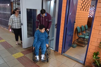 NOVO ELEVADOR GARANTE MELHOR ACESSIBILIDADE AOS ESTUDANTES DA ESCOLA SALVADOR NOGUEIRA.