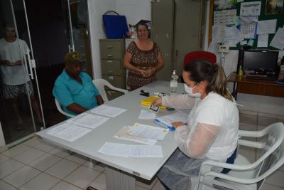 SECRETARIA MUNICIPAL DE SAÚDE REALIZOU AÇÃO SAÚDE DO TRABALHADOR.