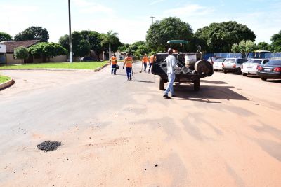 RETOMADA A OPERAÇÃO TAPA-BURACOS EM IGUATEMI.