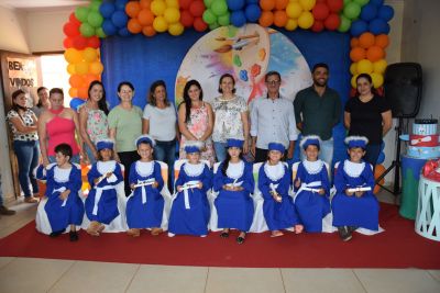 SECRETARIA DE EDUCAÇÃO REALIZA FORMATURA DOS ALUNOS DO PRÉ-II DA ESCOLA RURAL JOÃO PAULO I.