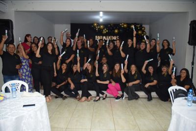 FORMATURA CERTIFICOU AGENTES DE SAÚDE E OS DE ENDEMIAS EM IGUATEMI.