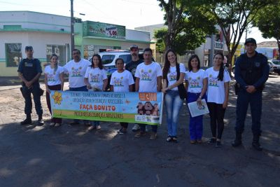 Blitz educativa orientou motoristas sobre o combate a violência sexual contra crianças e adolescentes.