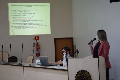 Secretaria Municipal de Saúde realizou Audiência Pública para prestação de contas.