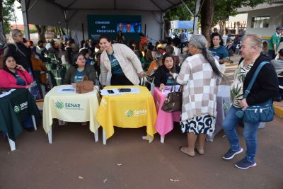 SAÚDE DO HOMEM E DA MULHER, UMA PARCERIA SENAR, SECRETARIA DE SAÚDE DE IGUATEMI, SINDICATO RURAL E FAMASUL, ATENDEU DEZENAS DE PESSOAS EM IGUATEMI.