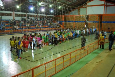 ABERTURA DO CAMPEONATO ENTRE FIRMAS 2017, LOTA GINÁSIO DE ESPORTES.  
