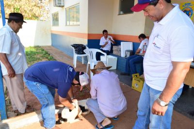 VIGILÂNCIA SANITÁRIA ESTA REALIZANDO CAMPANHA DE VACINAÇÃO ANTIRRÁBICA, NA ÁREA RURAL.