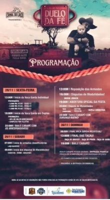 ENCONTRO DO LAÇO COMPRIDO BENEFICENTE NA FAZENDA TUNEIRAS, AGITA FINAL DE SEMANA IGUATEMIENSE.