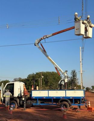 NOVO LOTEAMENTO JARDIM DOS EUCALIPTOS III, ESTÁ RECEBENDO OBRA DE EXTENSÃO DE REDE ELÉTRICA PARA TODAS AS UNIDADES.