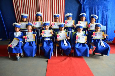 ESCOLA CEMUR REALIZA CERIMONIA DE FORMATURA DE ALUNOS DO PRÉ II