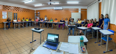 SECRETARIA DE EDUCAÇÃO PROMOVE FORMAÇÃO PARA PROFESSORES DA REDE MUNICIPAL DE ENSINO.