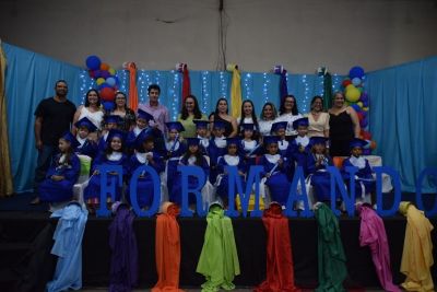 EM CERIMÔNIA MARCANTE ALUNOS DA EDUCAÇÃO INFANTIL DA ESCOLA CEMUR NO ASSENTAMENTO AUXILIADORA PARTICIPAM DE FORMATURA.  