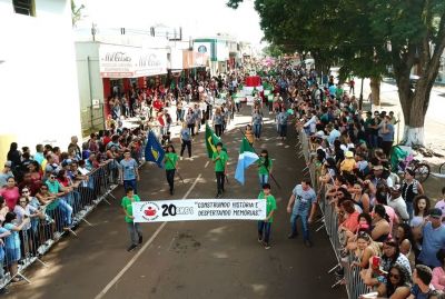 DESFILE CÍVICO ENCERRA COMEMORAÇÕES DO ANIVERSÁRIO DE IGUATEMI. 