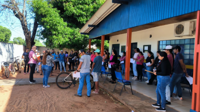 EMPRESA FRANGO BELLO REALIZA ENTREVISTA DE EMPREGO NA CASA DO TRABALHADOR DE IGUATEMI.
