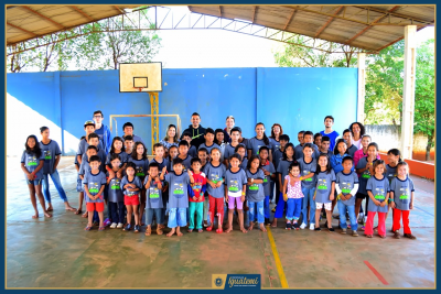 COORDENAÇÃO DO “NOVO OLHAR”, PROMOVEU GINCANA COM OS ALUNOS QUE PARTICIPAM DO PROGRAMA.