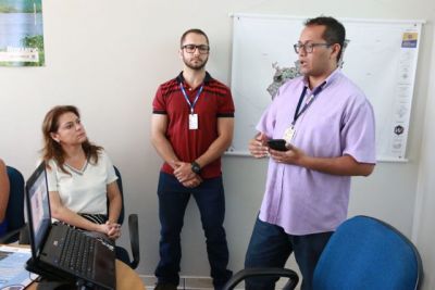 PREFEITA PATRÍCIA MARGATTO TEVE REUNIÃO COM COORDENADORES DO IBGE. 