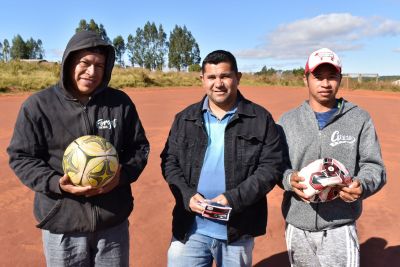 SECRETÁRIO DE ESPORTES VISITA COMUNIDADE DA PIELYTO KUÊ.