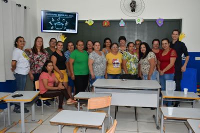 SECRETARIA DE EDUCAÇÃO PROMOVE CURSO DE BOAS PRÁTICAS NA ALIMENTAÇÃO ESCOLAR.