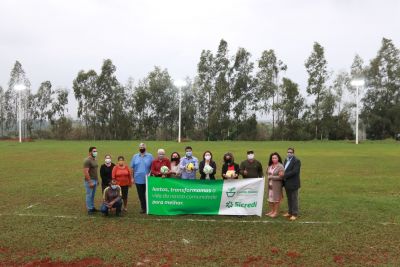 PREFEITA PATRÍCIA INAUGURA ILUMINAÇÃO DO CAMPO DE SUÍÇO DO RANCHO LOMA.