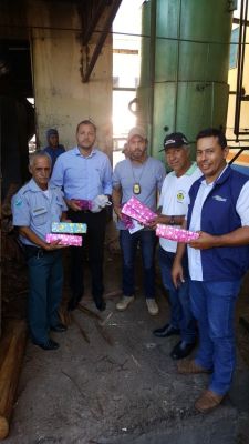 EQUIPE DA VIGILÂNCIA SANITÁRIA ACOMPANHOU INCINERAÇÃO DE  DROGAS.