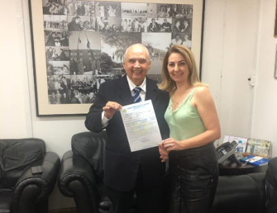 IVONI VISITOU LONDRES MACHADO E REFORÇOU PEDIDO DO VEREADOR JESUS MILANE. 