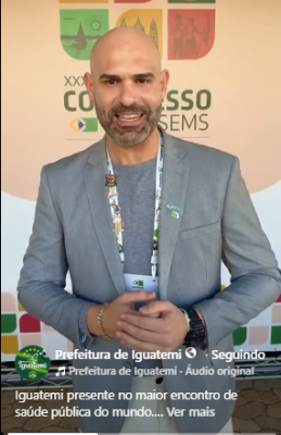 IGUATEMI PRESENTE NO MAIOR ENCONTRO MUNDIAL DE SAÚDE PÚBLICA EM PORTO ALEGRE-RS.