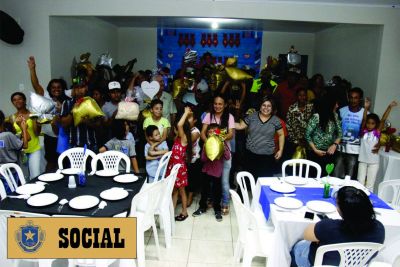 ASSISTÊNCIA SOCIAL PROMOVEU JANTAR EM COMEMORAÇÃO AO DIA DOS PAIS. 