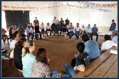 DEPUTADO ESTADUAL JOÃO GRANDÃO É RECEBIDO PELA PREFEITA PATRICIA NO ASSENTAMENTO RANCHO LOMA