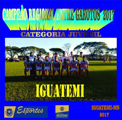 NA RAÇA E NA SUPERAÇÃO IGUATEMI CONQUISTA O TÍTULO REGIONAL DA CATEGORIA JUVENIL E AINDA FICA COM DOIS TERCEIROS LUGARES