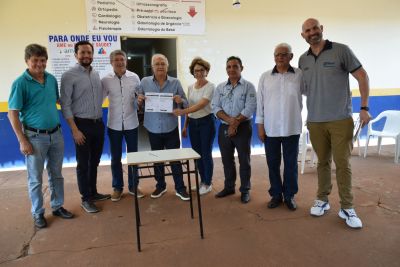 PREFEITO DE IGUATEMI ASSINA ORDEM DE SERVIÇO PARA INÍCIO DAS OBRAS DE AMPLIAÇÃO DO CESI.
