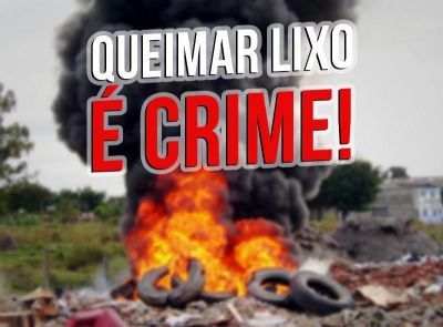 Vigilância Sanitária alerta sobre os riscos de queimadas urbanas para a saúde e acidentes.