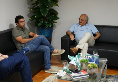 EM CAMPO GRANDE, PREFEITO LÍDIO GARANTE RECURSOS COM O DEPUTADO BETO PEREIRA E A SENADORA TERESA CRISTINA.