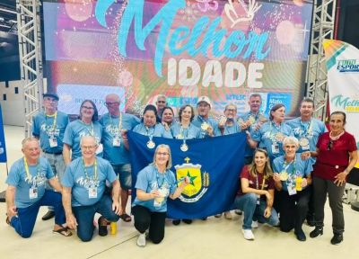 GRUPO DA MELHOR IDADE DE IGUATEMI É DESTAQUE NOS JOGOS ESTADUAIS DE MATO GROSSO DO SUL.