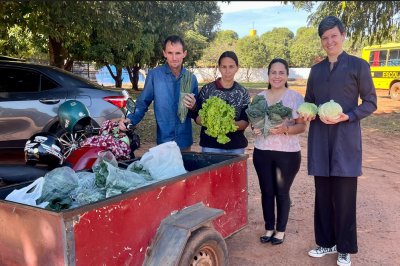 SECRETARIA DE EDUCAÇÃO INICIA SEGUNDO SEMESTRE LETIVO COM ENTREGA DE LEGUMES E VERDURAS PARA A MERENDA ESCOLAR. 