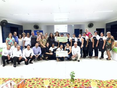 MERENDEIRAS DO MUNICÍPIO PARTICIPARAM DE CONCURSO DE PRATOS SAUDÁVEIS.