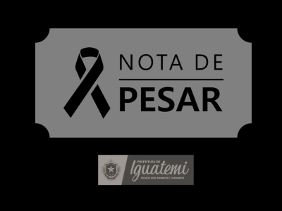 NOTA DE PESAR