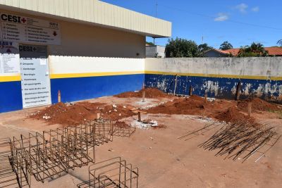 SAÚDE INICIA OBRA DE RECEPÇÃO NO CESI COM RECURSOS DE EMENDA IMPOSITIVA DE VEREADORES.