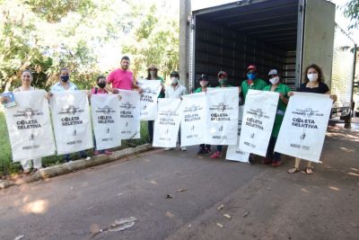 PREFEITURA DE IGUATEMI DEU INÍCIO AO PROJETO DE IMPLANTAÇÃO DA COLETA SELETIVA.