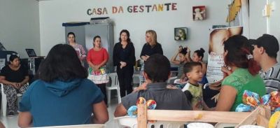 “RODA DE CONVERSA” COM GESTANTES TEVE FESTA JULINA NO FINAL.