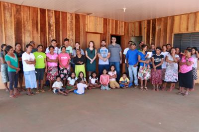 PREFEITURA CONSTRUIU PRÉDIO E DOOU MÓVEIS PARA A ESCOLA DA ALDEIA PIELYTO KUÊ.