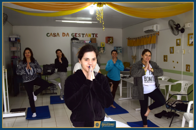 PREFEITURA ESTÁ OFERECENDO YOGA GRATUITAMENTE NA UNIDADE DE SAÚDE DA VILA NOVA