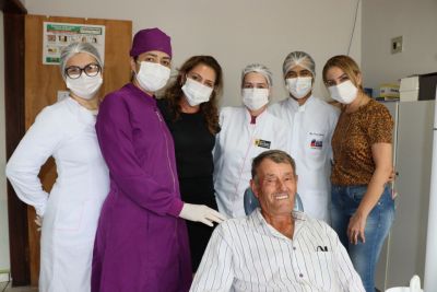 PATRÍCIA MARGATTO PARTICIPOU DA ENTREGA DE MAIS 50 PRÓTESES DENTÁRIAS.
