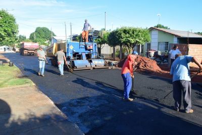 PREFEITO ZÉ ROBERTO AUTORIZOU OBRA DE RECAPEAMENTO E PAVIMENTAÇÃO ASFÁLTICA NO “CHEROGAMI”.