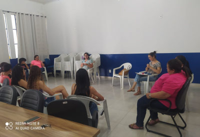 UNIDADE DE SAÚDE DA VILA NOVA PROMOVE RODA DE CONVERSA COM ADOLESCENTES.