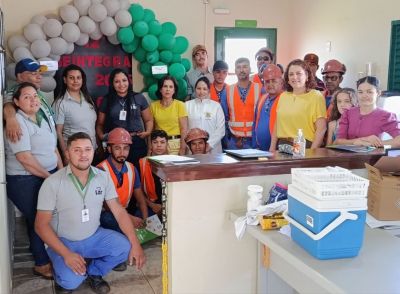 SECRETARIA DE SAÚDE DE IGUATEMI REALIZA PALESTRA SOBRE SAÚDE MENTAL NA COOPERATIVA LAR.