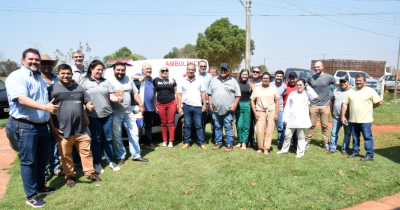 SAÚDE DO “AUXILIADORA” RECEBE NOVA AMBULÂNCIA E VEÍCULO PARA TRANSPORTE RURAL.