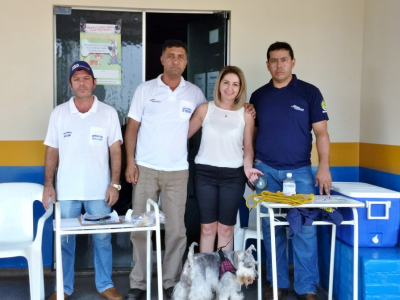 MAIS DE 1.600 ANIMAIS DOMÉSTICOS FORAM VACINADOS CONTRA A RAIVA NO DIA “D”