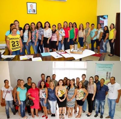 PROFESSORES DA REDE MUNICIPAL DE ENSINO SÃO RECEBIDOS PELA PREFEITA PATRICIA