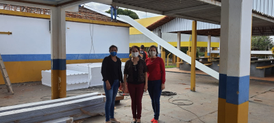 ESCOLA CEMUR, NO ASSENTAMENTO “AUXILIADORA” ESTÁ RECEBENDO REFORMA EM IGUATEMI.