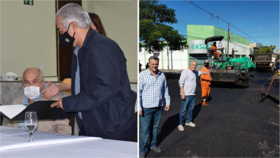 DR. LÍDIO E REINALDO ASSINARAM CONVÊNIO DE 4 MILHÕES PARA RECAPEAMENTO ASFÁLTICO EM IGUATEMI.